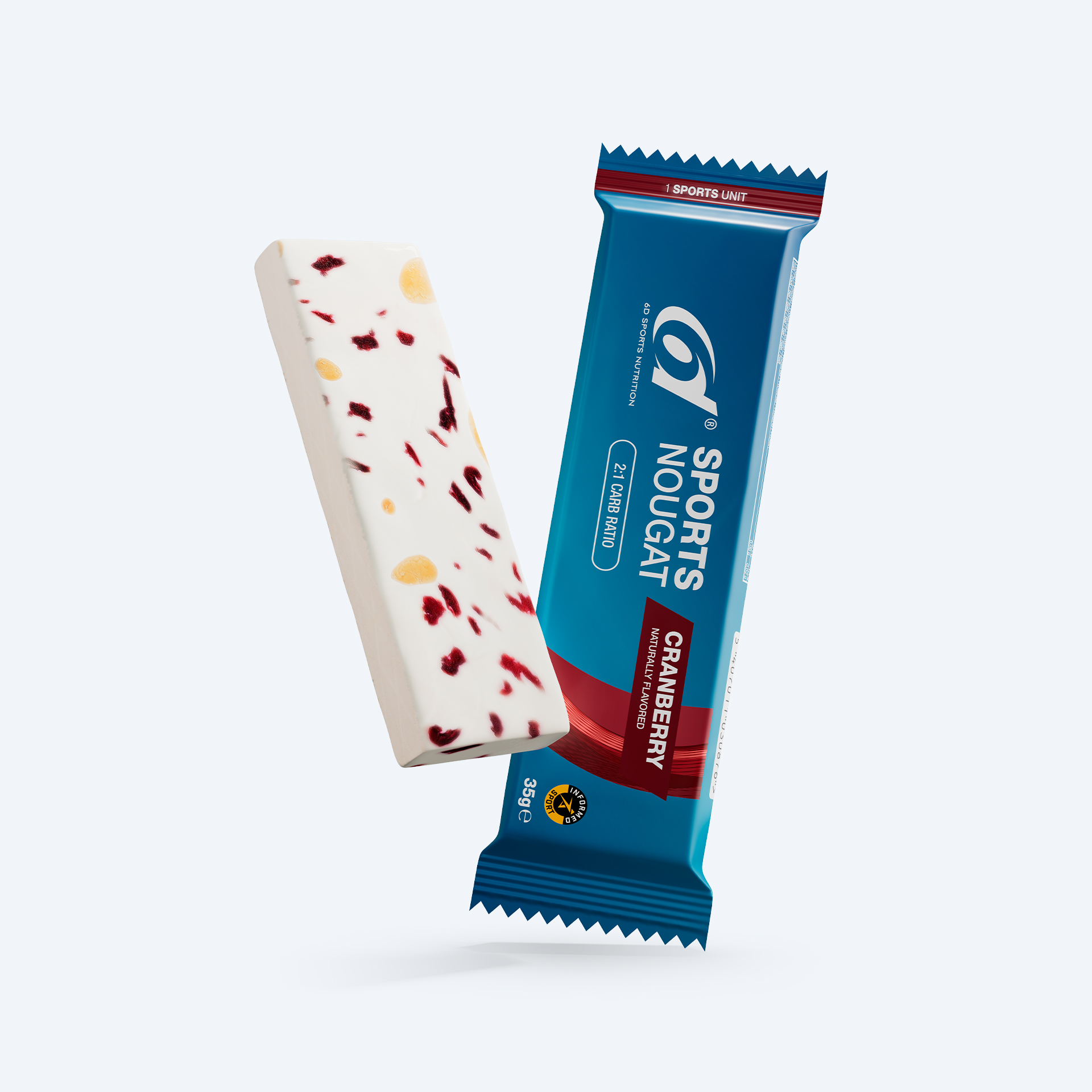 Photo - Sports Nougat Cranberry 35g