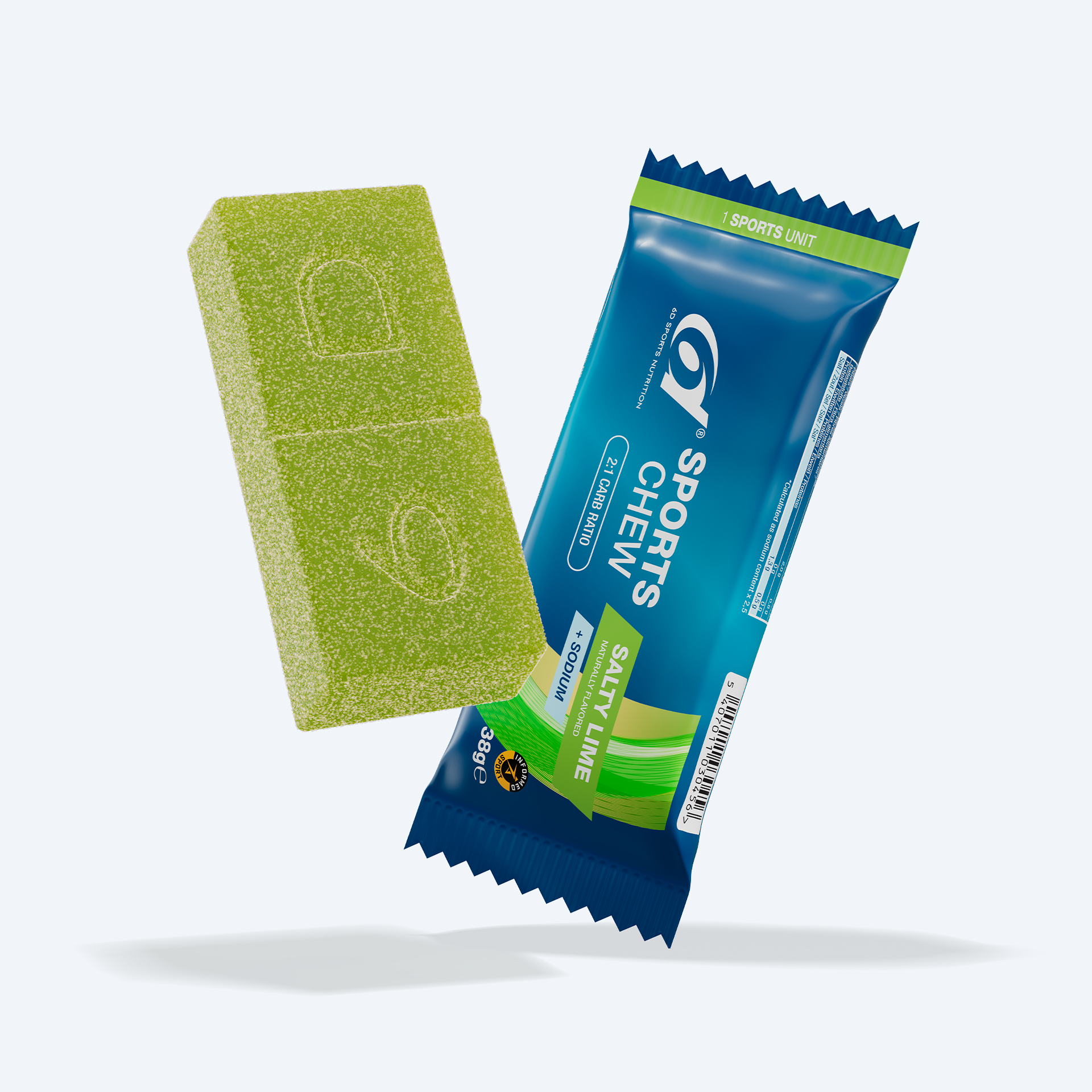 Photo - Sports Chew Zoute Limoen 38g
