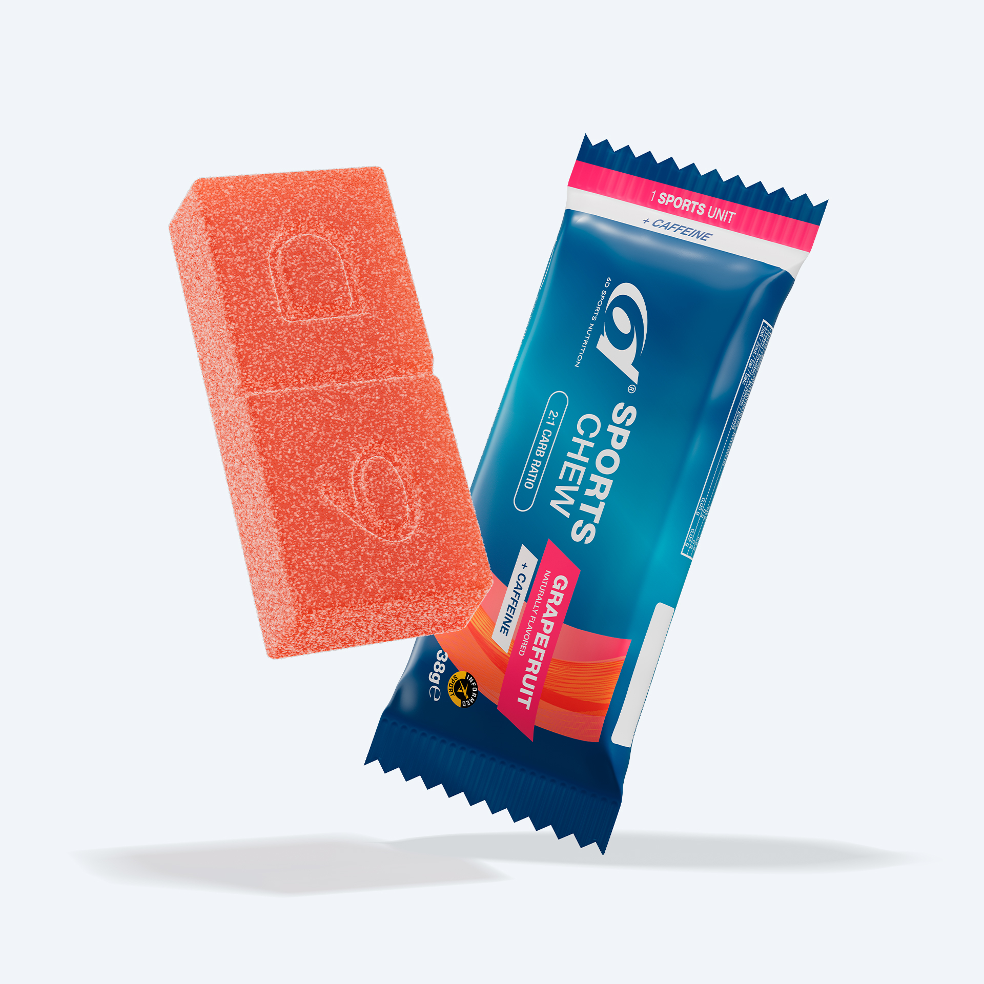 Photo - Sports Chew Pamplemousse + Caféine 38g